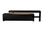 Hanah Home Beliz - Soporte de TV Madera Negro